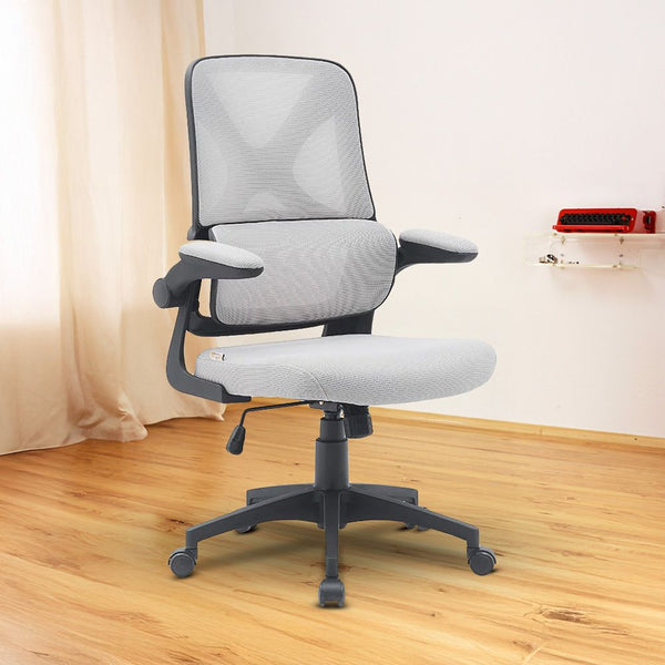 DANUBE | Nevel Mid Back Office Chair Grey Black | 811900900025