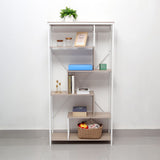 DANUBE | Mineo Bookcase Display Cabinet Ash White | 811900900032