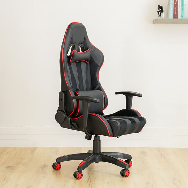 DANUBE | Rays High Back Gaming Chair Black Red | 811900900090