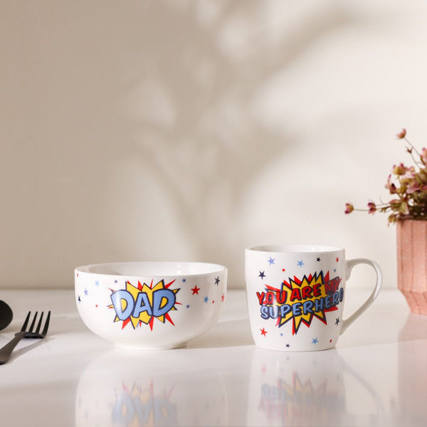 DANUBE | BTS 2 -Piece New Bone China Breakfast Set Mug And Bowl -370Ml,580Ml | 812000406391