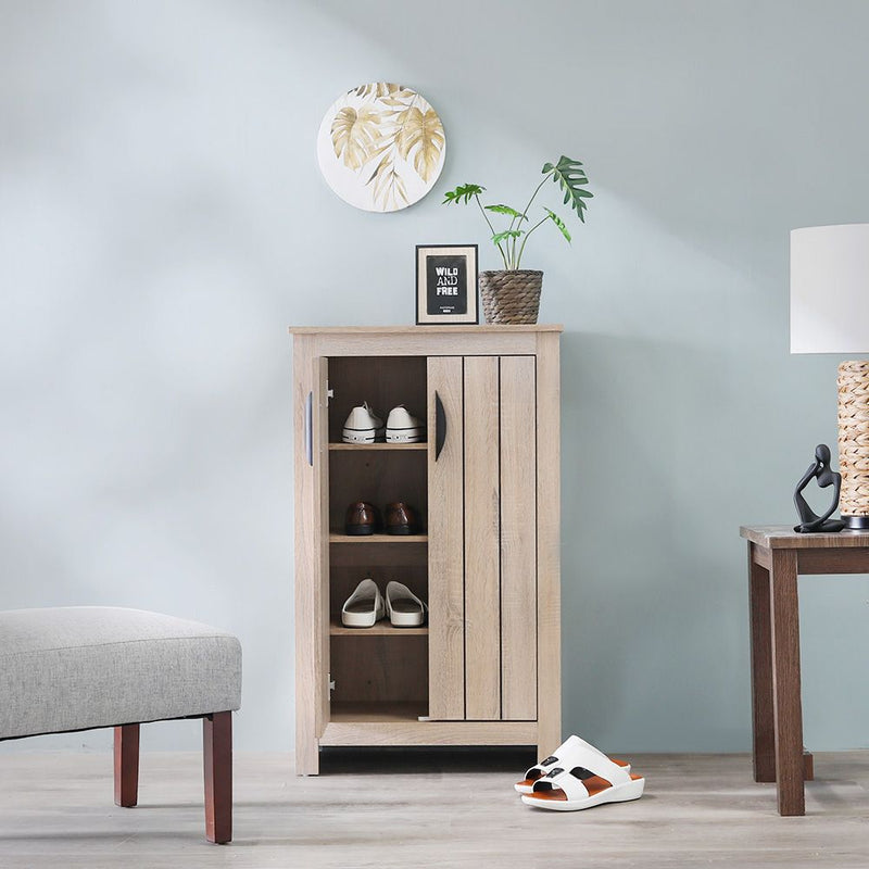 DANUBE | Anton 2 Door Shoe Cabinet Sonoma Oak | 813200100070