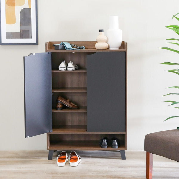 DANUBE | Janos 15 Pair Shoe Cabinet Columbia Black | 813200100071