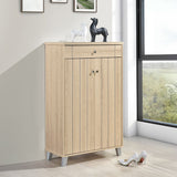 DANUBE | Pluto 2 Door & 1 Drawer Shoe Cabinet For 12 Pairs Oslo Oak | 813200100076