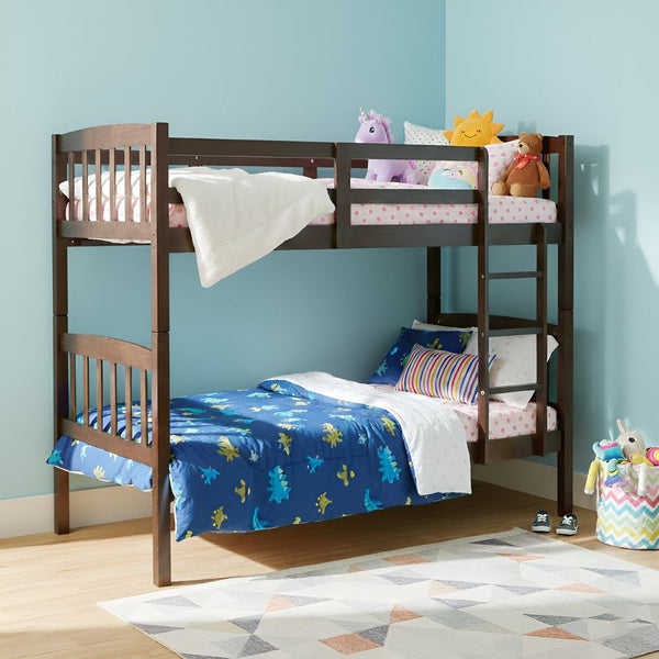 DANUBE | Henry 90x190 Solidwood Double Decker Bunk Bed Brown | 813300100052