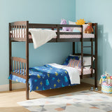 DANUBE | Henry 90x190 Solidwood Double Decker Bunk Bed Brown | 813300100052