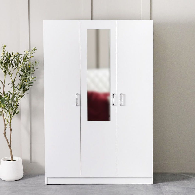 DANUBE | Astoria 3-Door Wardrobe White | 813300300009