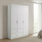 DANUBE | Selva 3 Door + 2 Drawer Wardrobe White | 813300300021