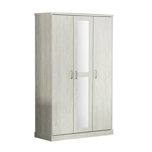 DANUBE | Zirco 3 Door Wardrobe White Oak | 813300300028