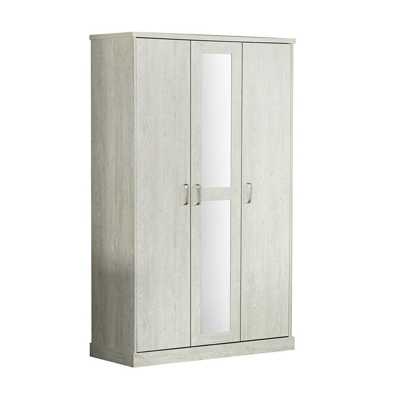 DANUBE | Zirco 3 Door Wardrobe White Oak | 813300300028