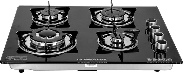 OLSENMARK | 2 In 1 Gas Hob Black |  OMCH1823