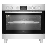 BEKO | 5 Burner Ceramic Electric Cooking Range 90x60cm Stainless Steel | BGM30203EX