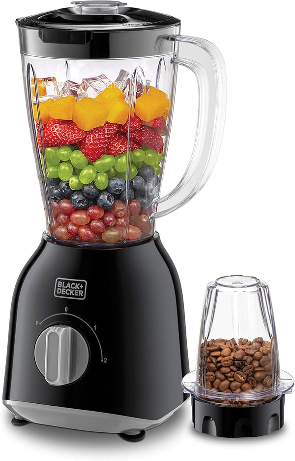 BLACK+DECKER | Blender With Grinder 400W | BX365J-B5