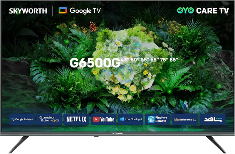SKYWORTH | Eye Care Chameleon Extreme Smart TV 75inch | 75G6500G