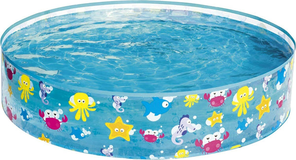 BESTWAY | Inflatable Fill 'N Fun Sparking Sea Pool 48" x H10"/1.22m x H25cm | BES115TOY00957