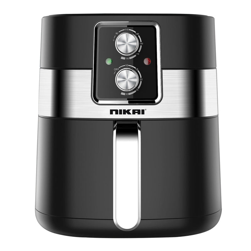 NIKAI | 4Ltrs Air Fryer 1300W Manual, Overheat Protection, Integrated Timer | NAF788A