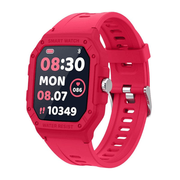 MOXEDO | Junior 1.7 Inch HD Screen Cool 6 Watch Faces Sleep Mode 22 Sports Modes  Alarm Clock SmartWatch For Girls And Boys Red | MX-SWK22-RD