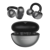 MOXEDO | True Open Ear Earbuds S8 Bluetooth 5.4 Earphones With USB C Case Ear Hook Headphone Active Noise Cancellation 24H Battery Lightweight Design For Running, Wireless Earbuds Gray | MX-TWS017