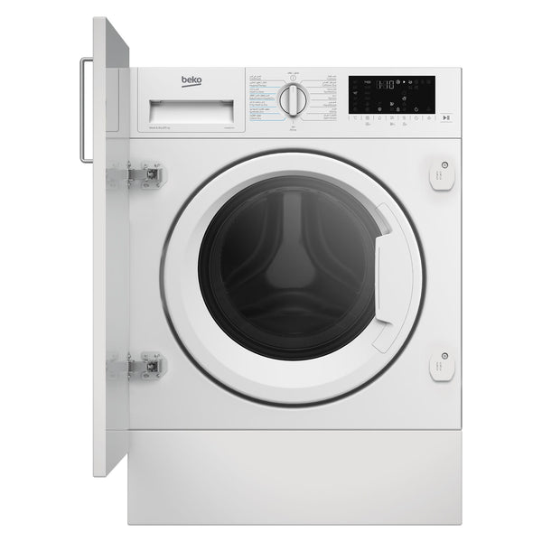 BEKO | bPRO 500 Built in Front Load Washer & Dryer 8/5 kg 1400 RPM White | WDBI8514N