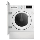BEKO | bPRO 500 Built in Front Load Washer & Dryer 8/5 kg 1400 RPM White | WDBI8514N