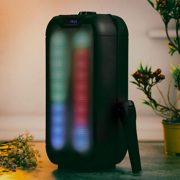OLSENMARK | Bluetooth Party Speaker Built In Lights  Rechargeable Karaoke |  Omms1289