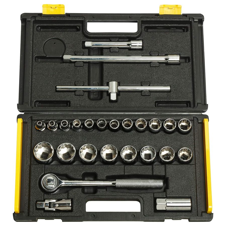 STANLEY | Socket Set 10Mm-32M 1/2" Dr 27Pc-12Pt | 86-477
