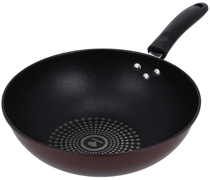 ROYALFORD | 30cm Carbon Steel Wokpan Red Black | RF9768
