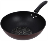 ROYALFORD | 30cm Carbon Steel Wokpan Red Black | RF9768