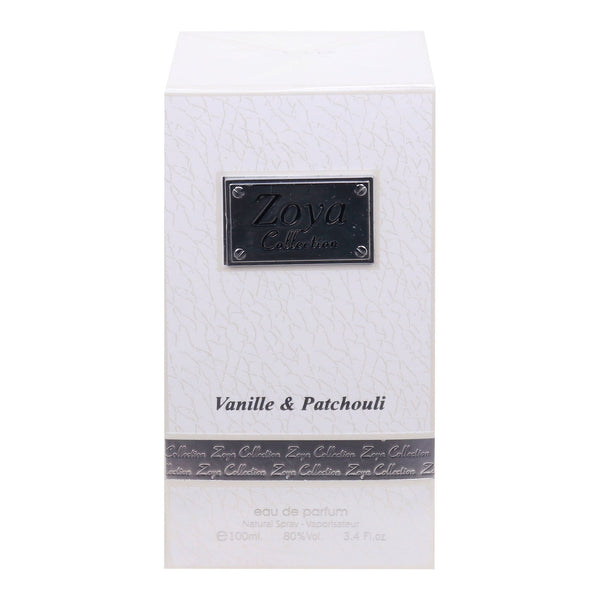ZOYA |Vanille & Patchouli Eau De Parfum For Women 100ml | 6423554524213