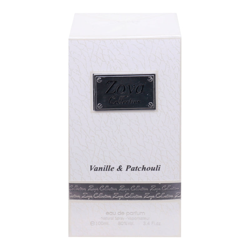 ZOYA |Vanille & Patchouli Eau De Parfum For Women 100ml | 6423554524213