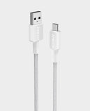 ANKER | 322 USB-A to USB-C 6ft Braided Cable White | A81H6H21