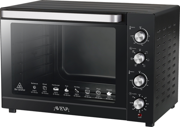 AVEVA | Electric Oven 120 Ltr 2800W Black | AV-HHEO120