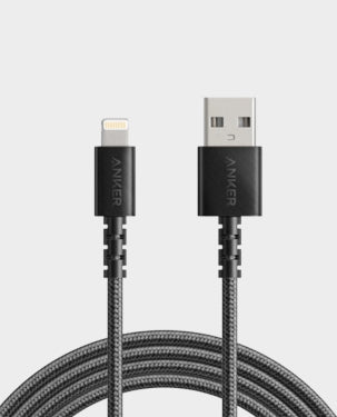 ANKER | PowerLine Select+ USB to Lightning Connector 6ft 4000 Bend Lifespan Cable Black | A8013H12