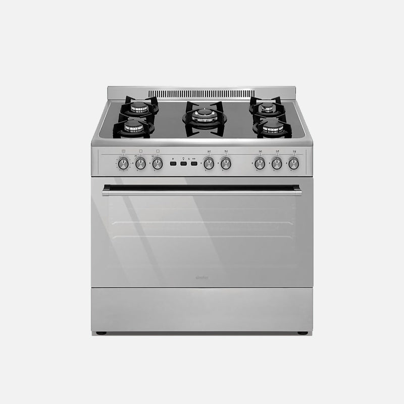 GENERALCO | Cooker 5GAS Burners, Top Ceramic , Electric Oven 90X60CM | C905GE-PR