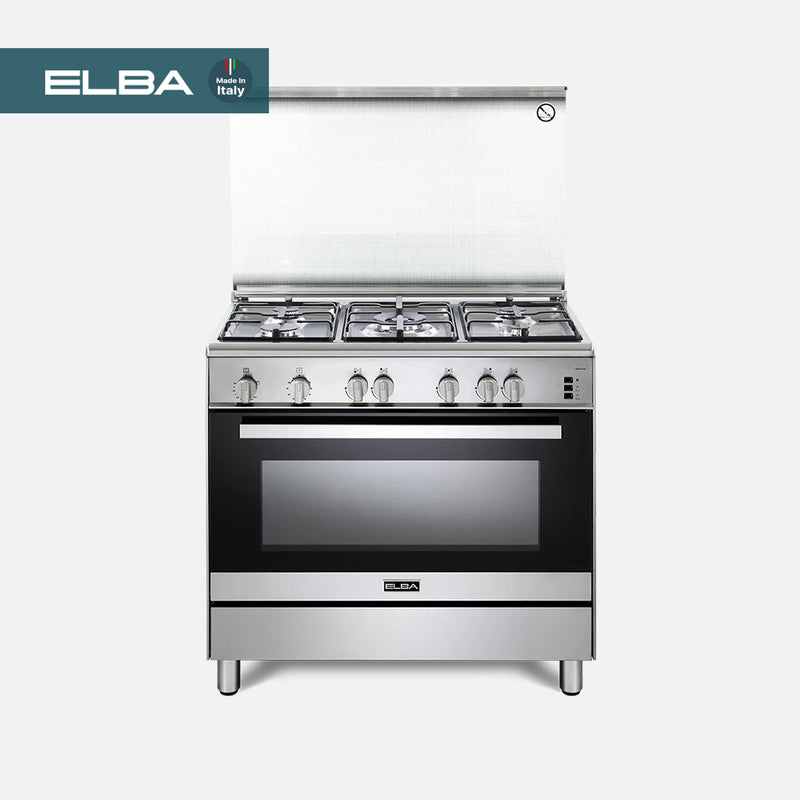 ELBA | Gas Cooker Elba 5 Gas  Burners, Gas Oven, 90X60 CM | CBX 965 FG ICK GLQ