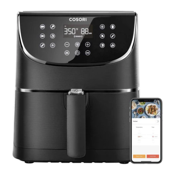 COSORI | Digital Touchscreen Smart WiFi Air Fryer With 11 Cooking Presets 5.5L | CS158-AF-BLK