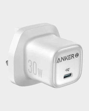 ANKER | Zolo 30W Fast Charger PD 3.0 Power Delivery USB-C Port UK Plug Compatible with Smartphones & Tablets White | A2698K21