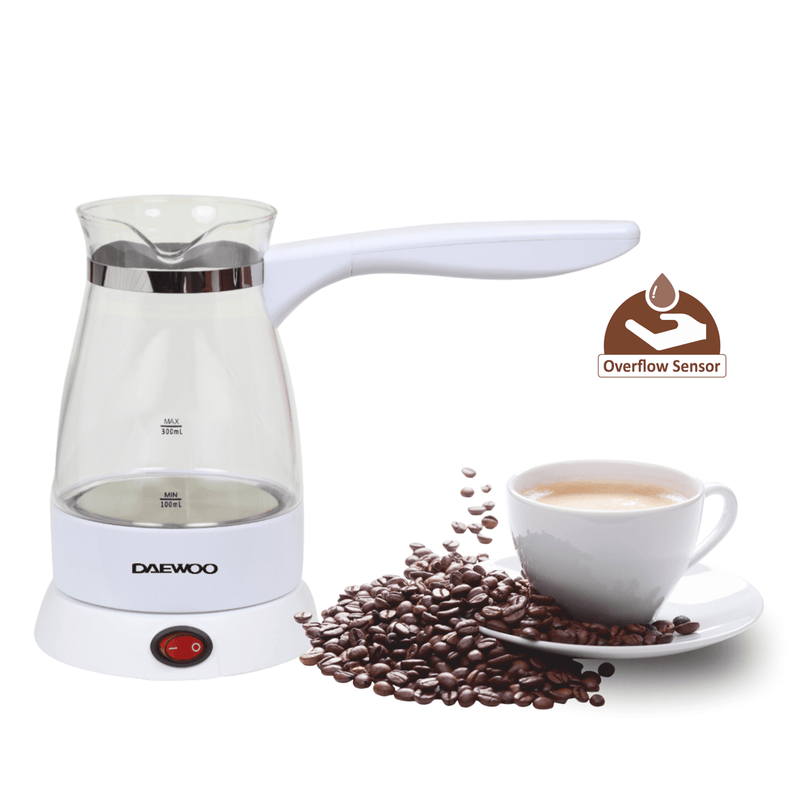 DAEWOO | Turkish Coffee Maker (Glass) 250ml 1000W | DTM 8014