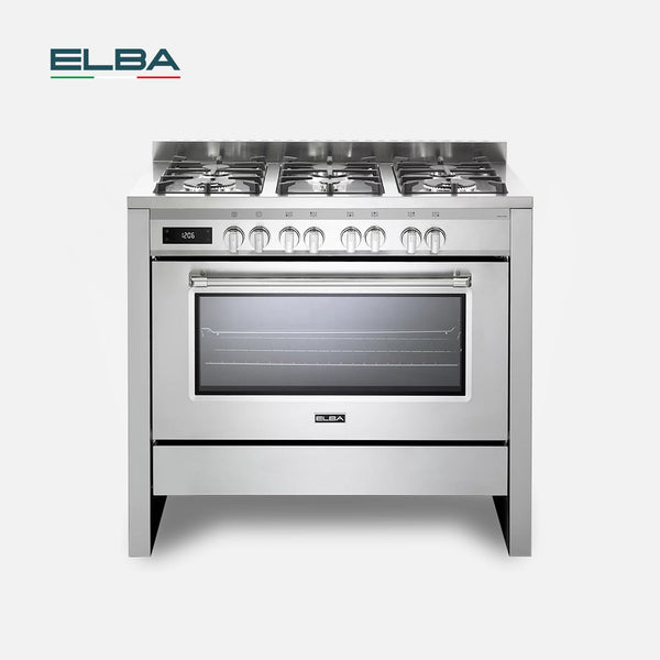 ELBA | Cooker , 6gas  Burners , Electric Oven, 100X60CM |  EX106M