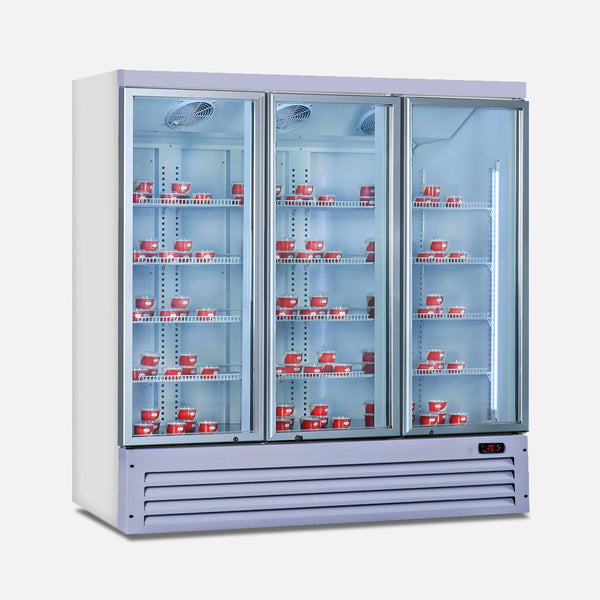 GENERALCO | Glass Refrigerator 3 Doors 1664 LTR | TSB-1CF-13 PRMB