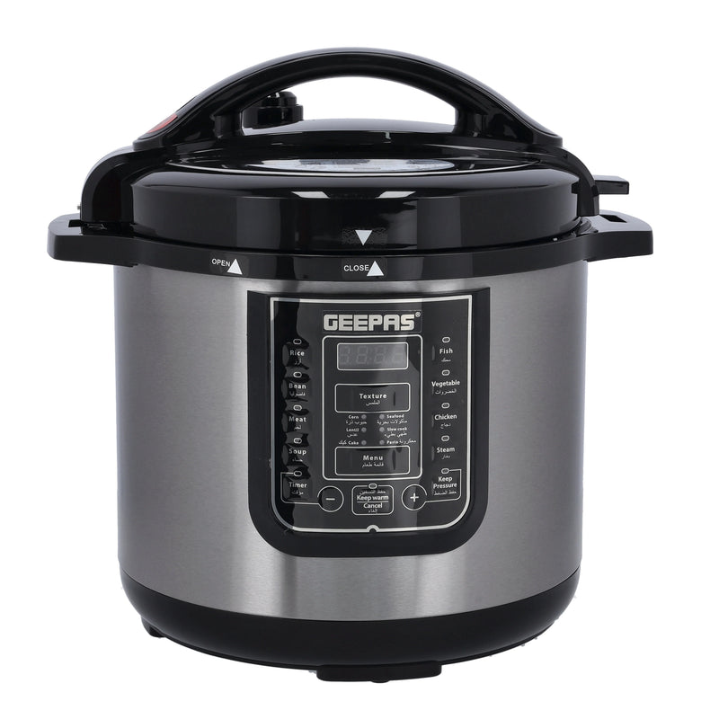 GEEPAS | 8L Digital Multi Cooker Portable Led Screen With Touch Menu 14 Programs | GMC35029
