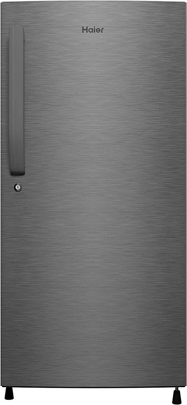 HAIER | 240Ltrs Single Door Refrigerator Brushline Silver | HRD-2406BS