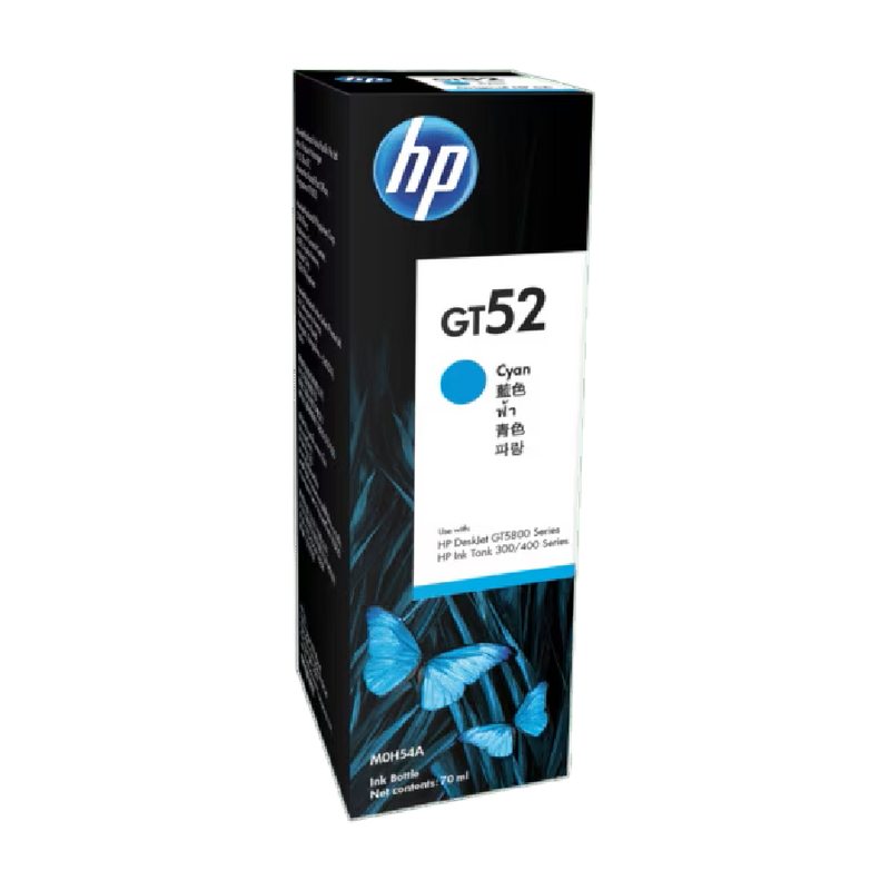 HP | GT52 Cyan Ink Bottle | M0H54AE