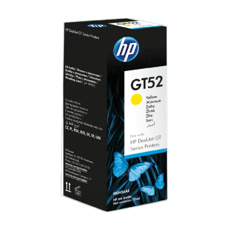 HP | GT52 Yellow Ink Bottle | M0H56AE