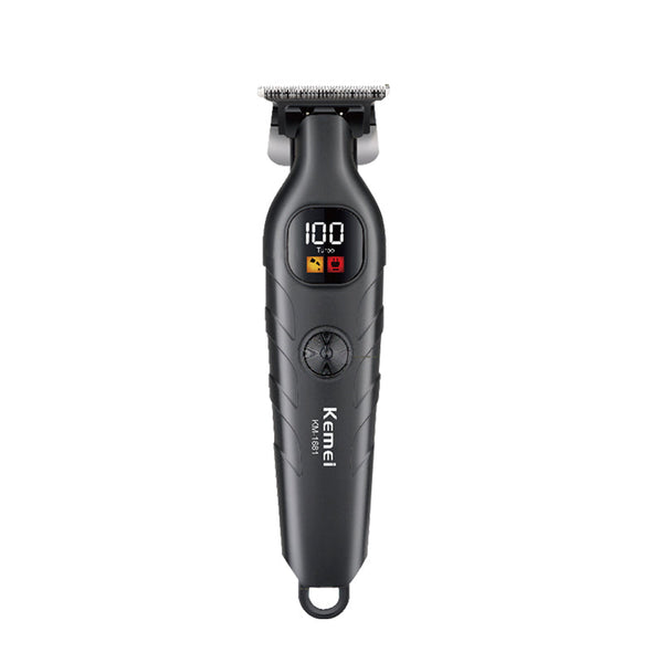 KEMEI | Slender Light Weight New Hair Clipper Carving Head Electrical Led Hair Trimmer 7000RPM | KM-1681