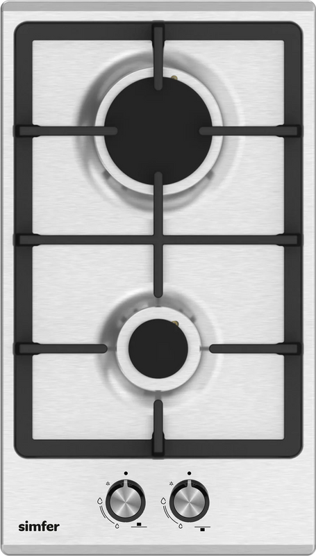 SIMFER | Built-in Gas Hob 2 Gas Burners 30cm | SMFBHGFLT30