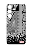 SAMSUNG | Accy Haainc Marvel Avengers Flipsuit Card for Galaxy S24 Plus, TOS926HIJBW, Black | MSSASTOS926HIK