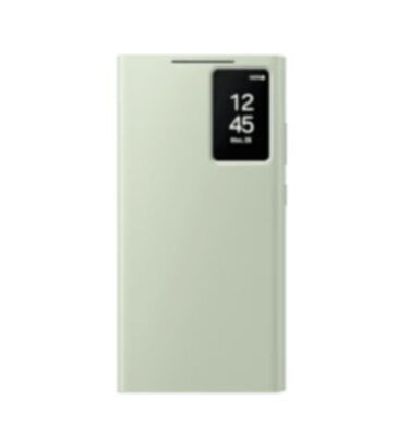 SAMSUNG | Galaxy S24 Ultra Smart View Wallet Case Light Green | MSSASZS928CGN