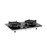 OLSENMARK | 2 Burner Gas Hob with Digital Display/Tempered Glass | OMCH7077