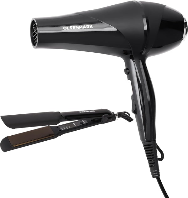 OLSENMARK | Dryer, Straightener, PTC Heater, 2 Speed And 3 Temperature Setting | OMHC4095