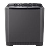 LG | Twin Tub Washing Machine 13kg 3 Dimension Roller Jet Pulsator For Sparkle Clean Clothes Middle Black | P1461RWNL